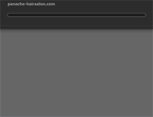 Tablet Screenshot of panache-hairsalon.com